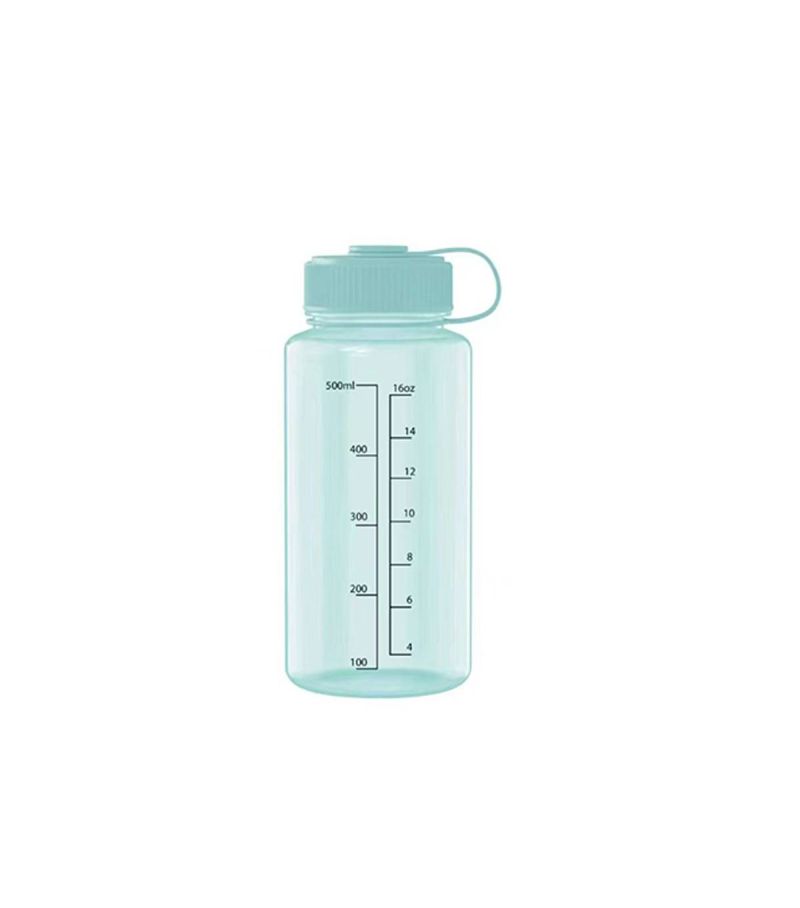 MINISO Minimalist Green Sports Plastic Water Bottle 650ml