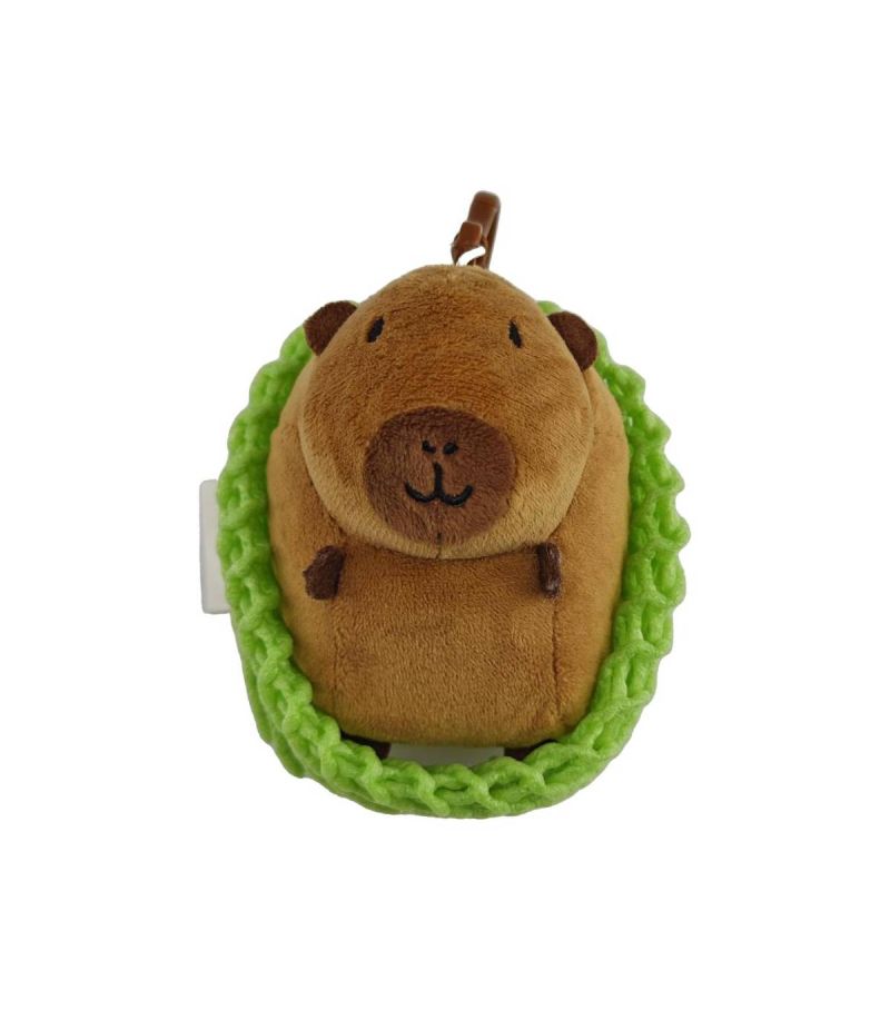 Capybara Mimi Bara Fruits Plush Pendant (Guava)