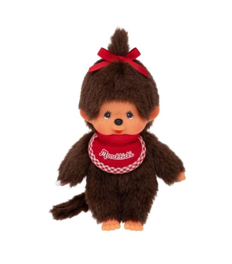 Bandai Monchhichi Beanie Boy & Girl 14cm Plush Soft Toy (Assorted Characters)
