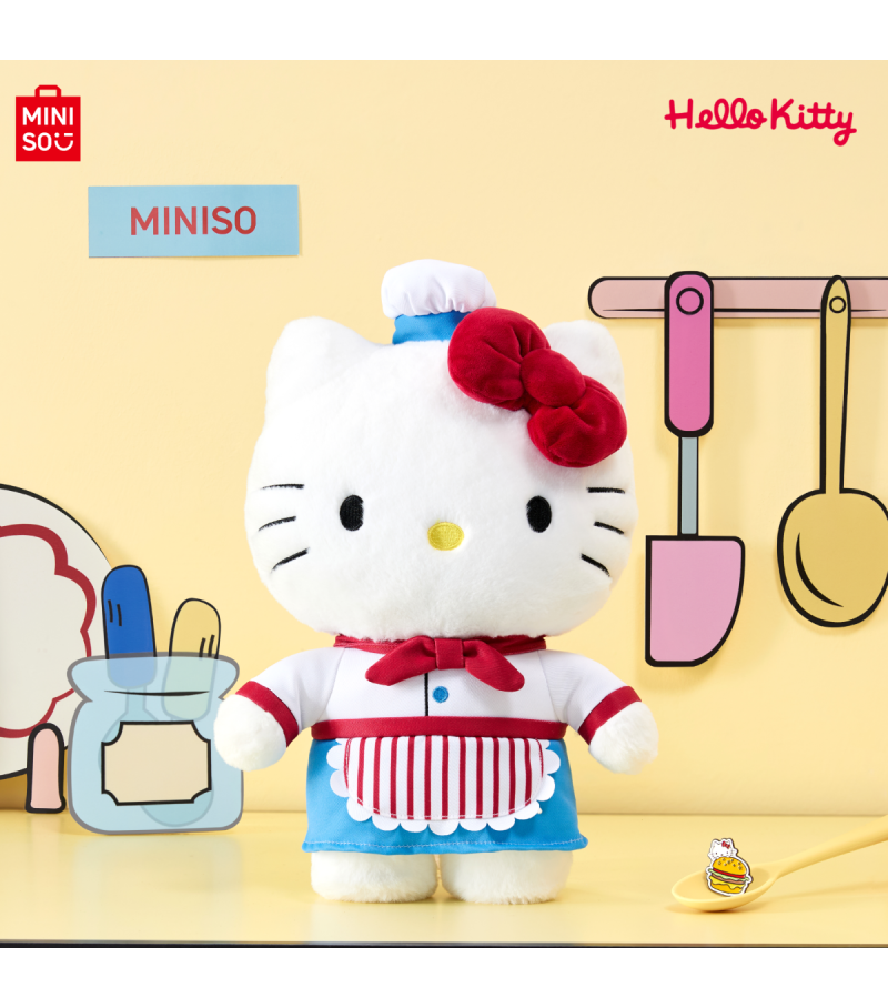 Sanrio Hello Kitty & Friends Retro Diner 10 Inch Waitress Plush Soft Toy