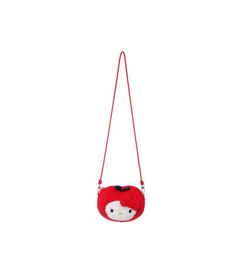 Sanrio Hello Kitty & Friends Classic Collection Denim Apple Head Crossbody Bag