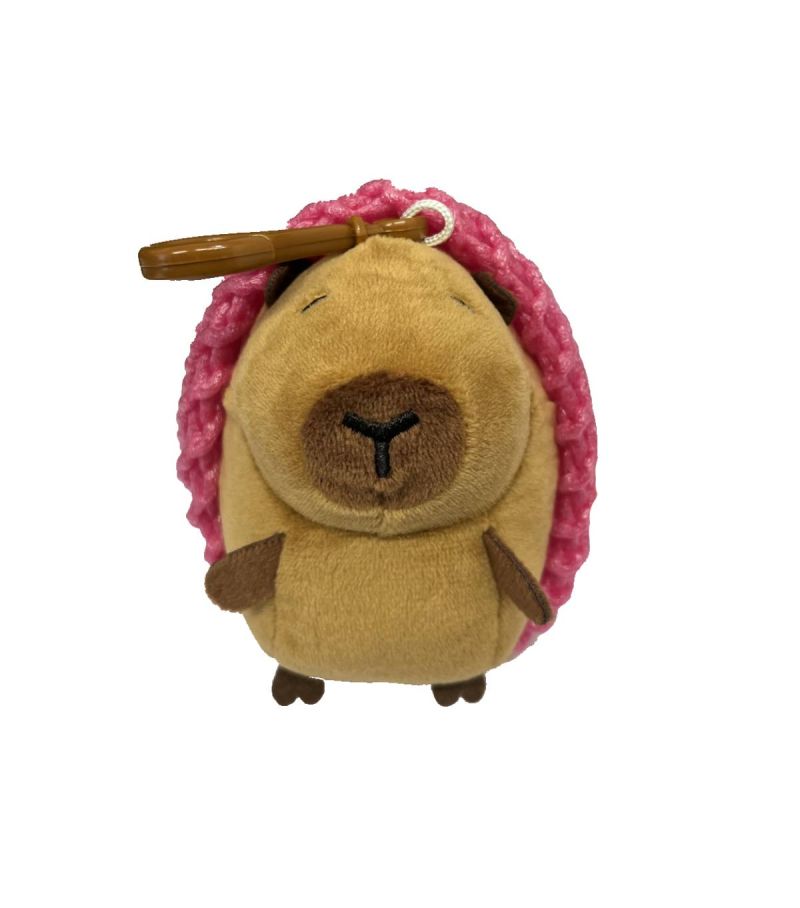 Capybara Mimi Bara Fruits Plush Pendant (Orange)
