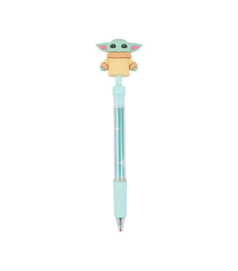 Star Wars Grogu Figure Black Gel Pen