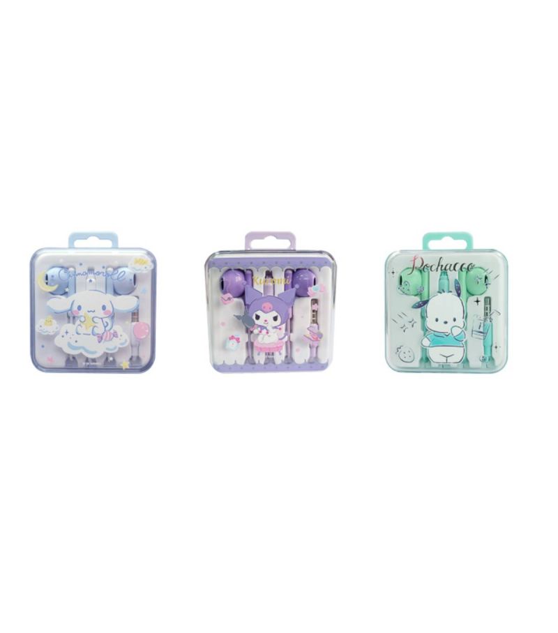Sanrio Hello Kitty & Friends 3.5mm In Ear Earphones  (Assorted Characters)