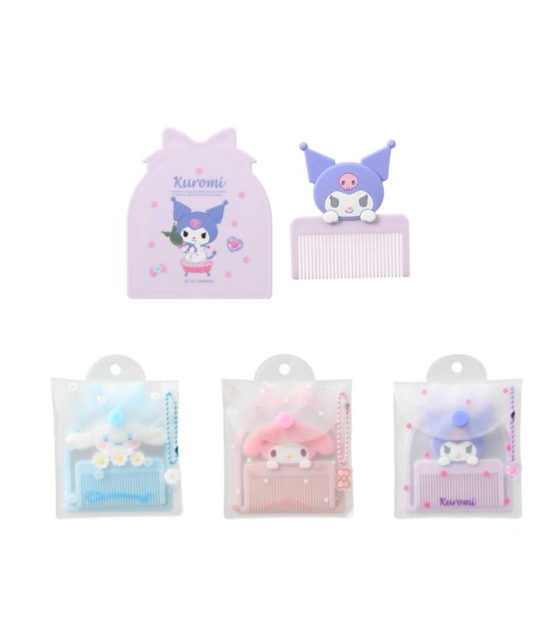 Sanrio Characters Mini Mirror & Brush Set (Assorted Characters)