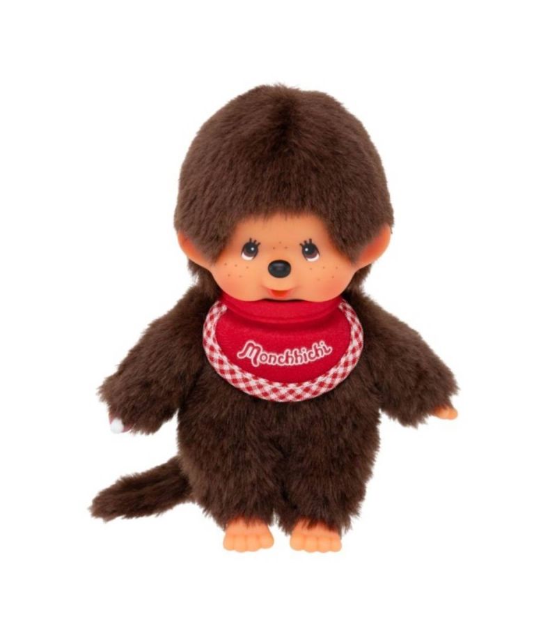 Bandai Monchhichi Beanie Boy & Girl 14cm Plush Soft Toy (Assorted Characters)