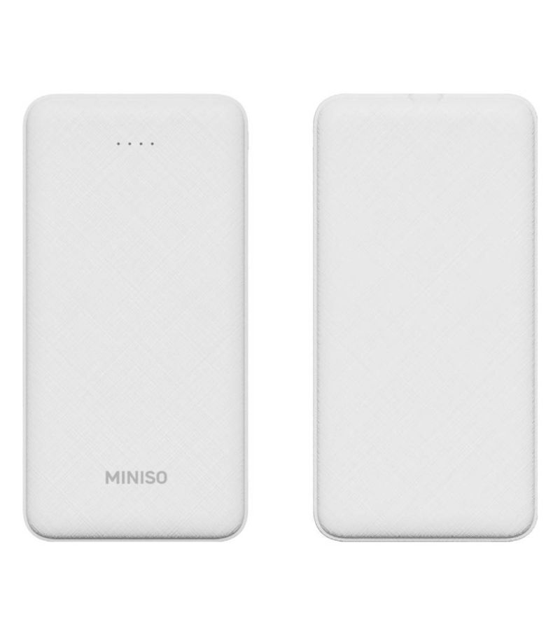 MINISO 10000mAh White Model C106 Power Bank 