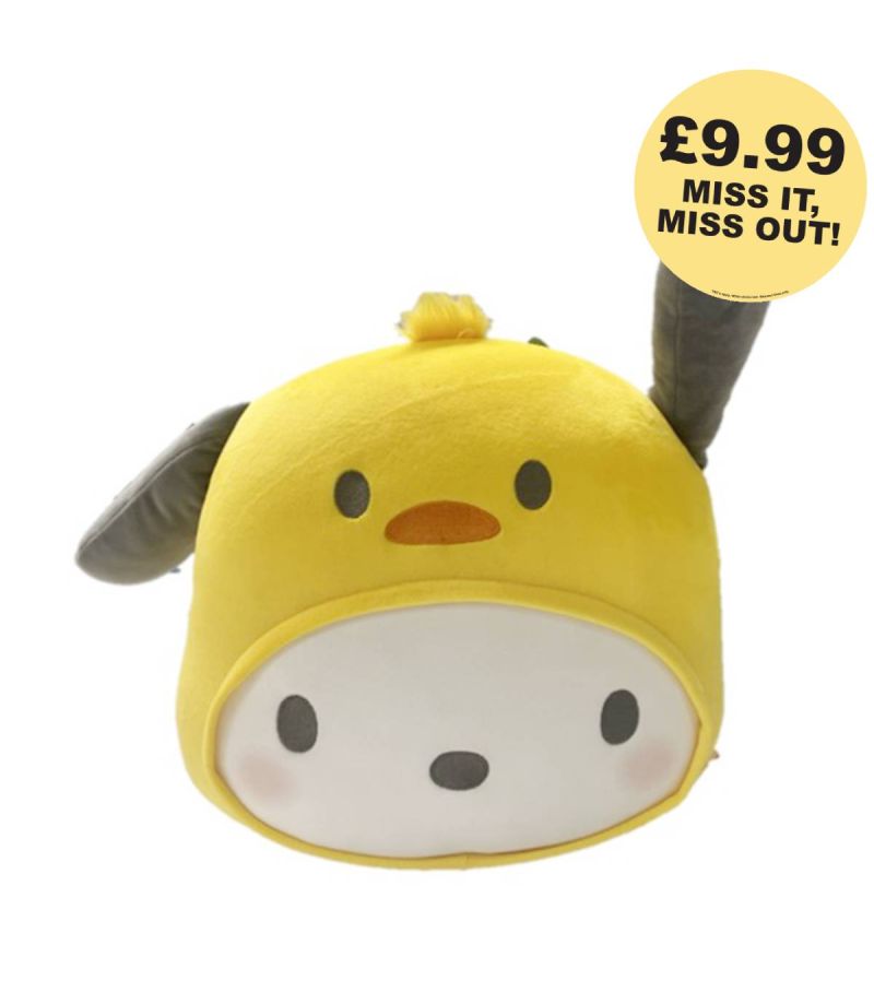 Sanrio Hello Kitty & Friends Pochacco Head Shaped Pillow