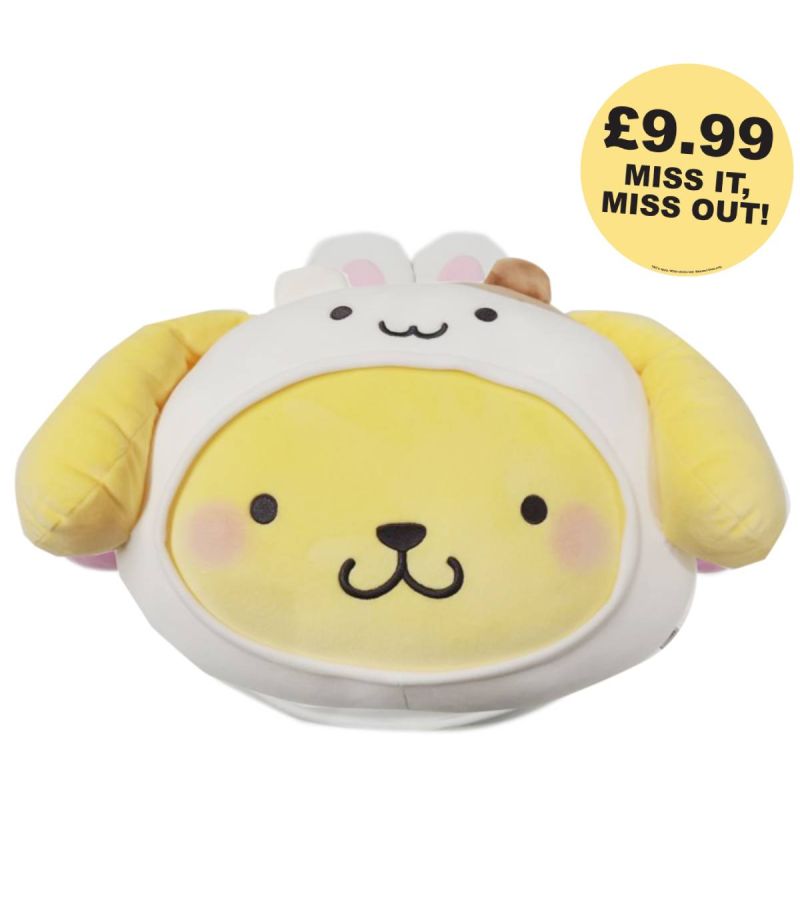 Sanrio Hello Kitty & Friends Pompompurin Head Shaped Pillow