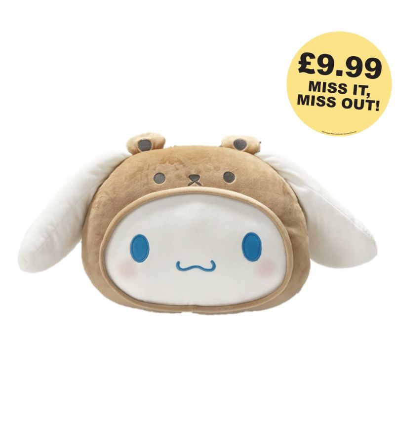Sanrio Hello Kitty & Friends Cinnamoroll Head Shaped Pillow