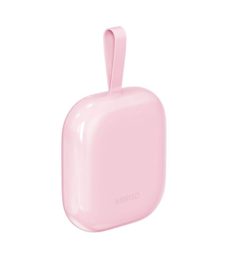 MINSIO Mini Berry 10000mAh Power Bank Pink with Cable Model: X-001