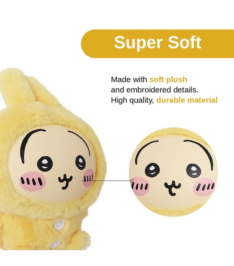 Chiikawa In Pyjamas Usagi 23cm Vinyl Plush Soft Toy