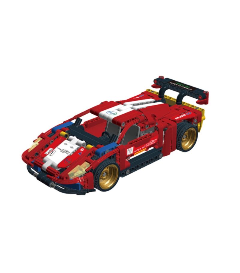 MINISO Pull Back Red Building Block Racing Car Series