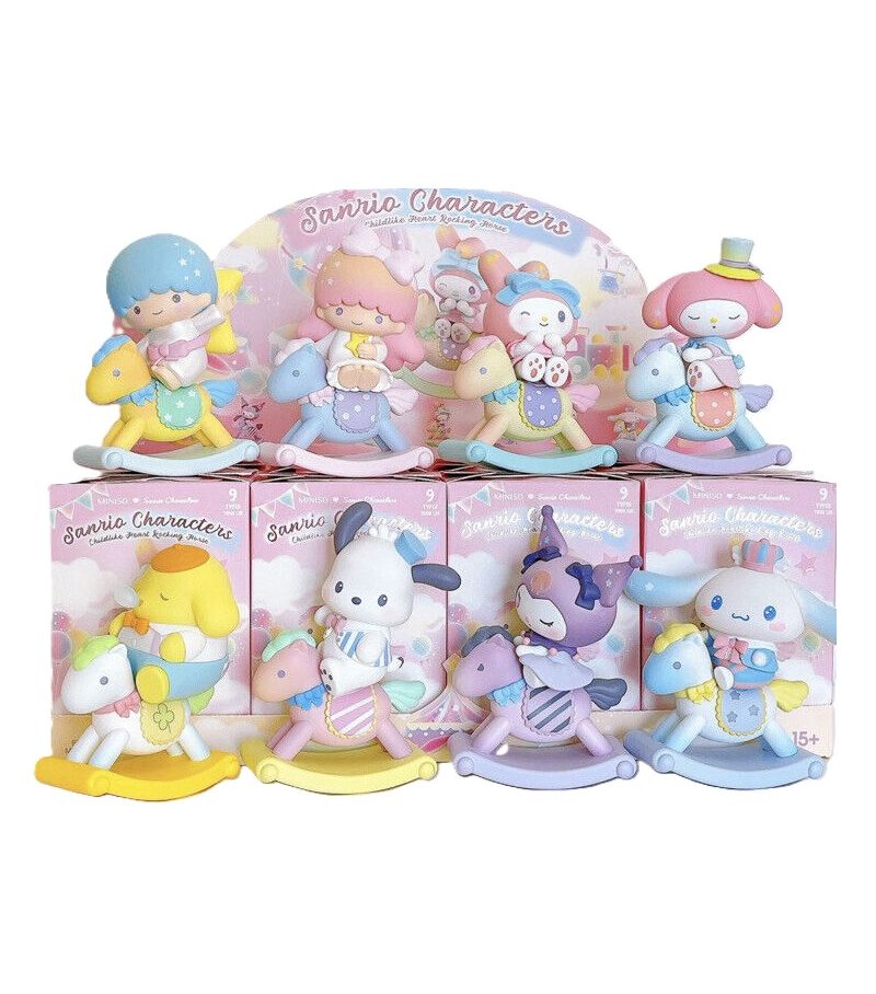 Sanrio Characters Childlike Heart Rocking Horse Series Blind Box