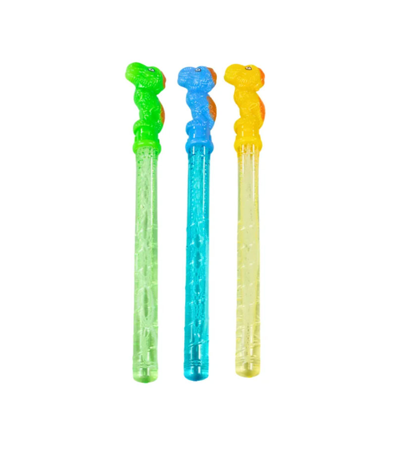 Dinosaur Bubble Wand 3 Pack