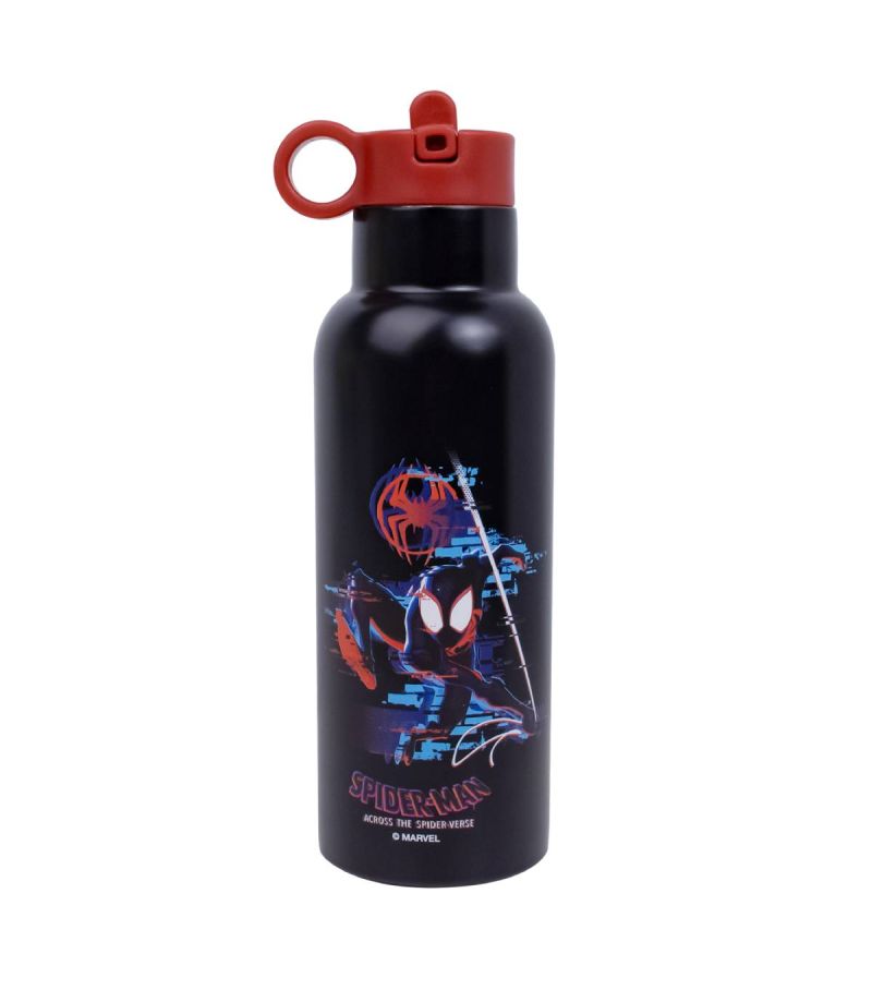 Marvel Spider-Man Across the spider Verse Double Wall Straw Steel Bottle 500 ML