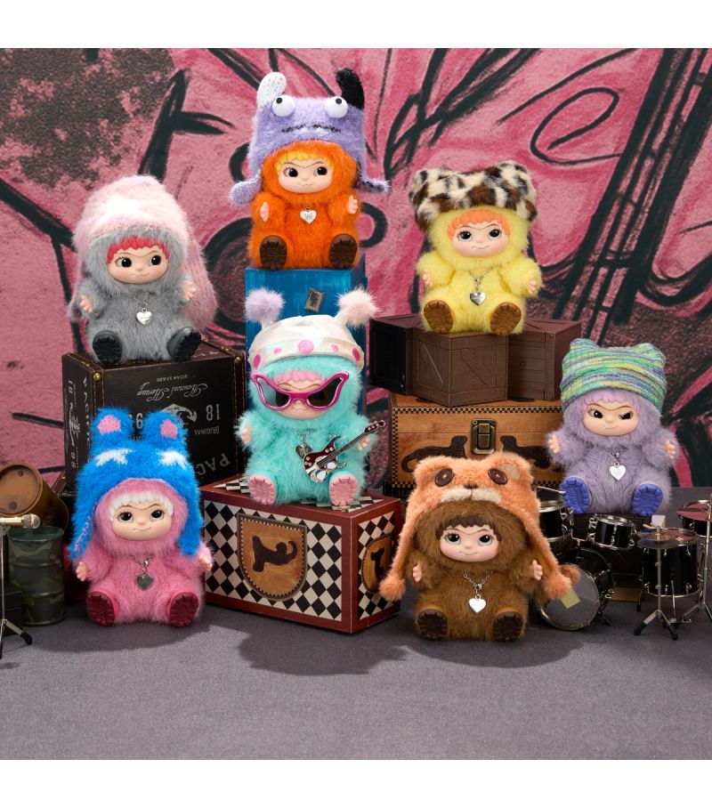 Letsvan Wakuku Fuzzy Trendy Fun Party Series Vinyl Plush Surprise Blind Box