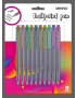 Retractable Ballpoint Pen (10 Pack, Colored)