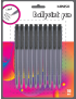 Retractable Ballpoint Pen (10 Pack, Black)