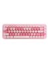 Fashion Wireless Keyboard  Model: SK-676AG(Pink)