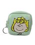 Snoopy Collection Macaron Square Coin Purse(Light Green)