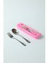 BT21 Collection Flatware Set (Fork & Spoon)(Pink)