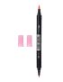 Water Soluble Double Head Colored Pen (Soft Pink)