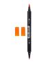 Water Soluble Double Headed Orange Coloured Pen