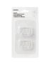 Transparent Toothbrush Rack Pack Of 2