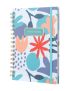 Flora Light Blue Memo Book