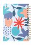 Flora Light Blue Memo Book