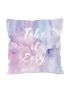 Color Explosion Double-face Printings Pillow(Pinkish Purple)