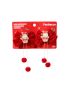 Sanrio Characters Christmas Pendant Bowknot Hair Clip