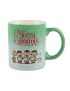 Snoopy Christmas Ceramic Cup Set With Socks Size 5-7.5