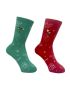 Snoopy Christmas Embroidered Character Crew Socks Size 5-7.5 (Assorted Styles)