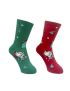 Snoopy Christmas Jacquard Crew Socks Size 5-7.5 (Assorted Styles)