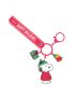 Snoopy Christmas Happy Holidays Red Phone Charm Strap