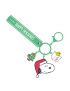 Snoopy Christmas Happy Holidays Green Phone Charm Strap