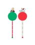 Snoopy Christmas Pompom Gel Pen (Assorted Characters Option 2)