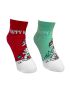 Snoopy Christmas Happy Holidays Ankle Socks Size 5-7.5 (Assorted Colours)