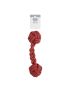 Rope Dumbbell Pet Toy Red