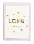 Happy Valentine's Day Love Is All We Need Card