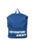 Catchy Fashion Slogan Backpack Blue