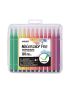 Watercolor Pens Set with Soft Tip (24 Colors)