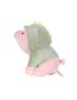 Sitting Piglet Plush Toy with Dinosaur Hoodie