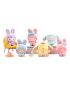 Sanrio Characters Rabbit Series Flock Blind Box Figure