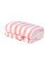 Striped Quick Drying Thickened Hair Towel Wrap(Pink-orange)