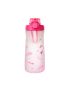 Barbie Collection Plastic Bottle with One-Touch Flip Top Lid (Rosy)