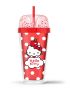 Hello Kitty Apple Collection Double-Layer Straw Plastic Bottle